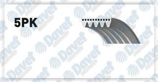 GATES 5PK1645 Kanalli Kayis Hyundai Accent Era 07-11 1.5crdi Getz 05-10 1.5crd I20 08-11 1.4crdi 1.6crd Suzuki Grand Vitara 2.0 16v (97-05) Grand Vitara Escudo Tracker Baleno